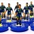 Subbuteo Andrew Table Soccer Dynamo Zagreb away kit on classic Hasbro Bases